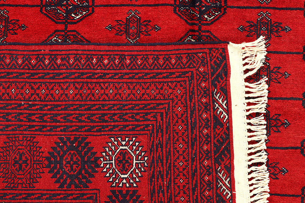 Firebrick Bokhara 6' 9 x 9' 7 - No. 61847 - ALRUG Rug Store