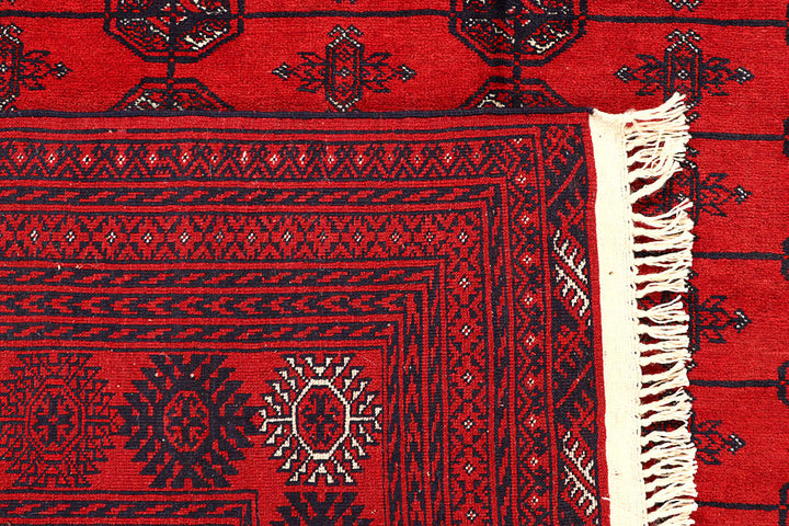 Firebrick Bokhara 6' 9 x 9' 7 - No. 61847 - ALRUG Rug Store