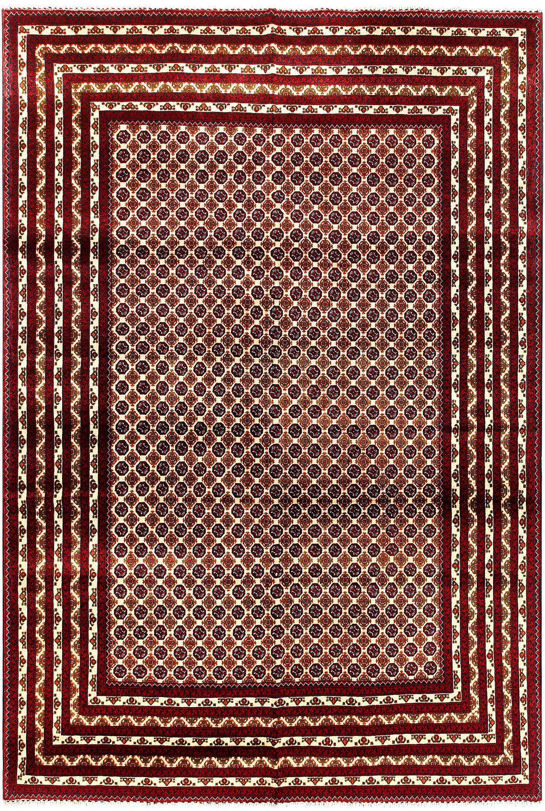 Multi Colored Baluchi 6' 5 x 9' 3 - No. 61848 - ALRUG Rug Store