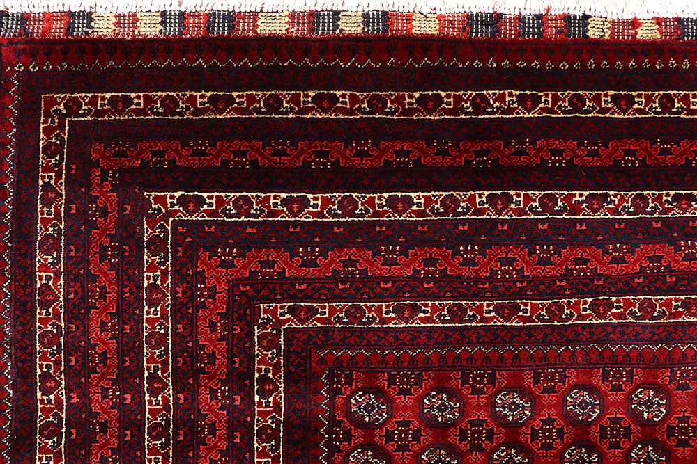 Firebrick Baluchi 6' 6 x 9' 7 - No. 61849 - ALRUG Rug Store
