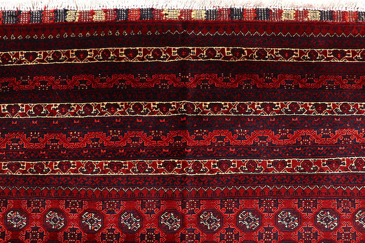 Firebrick Baluchi 6' 6 x 9' 7 - No. 61849 - ALRUG Rug Store