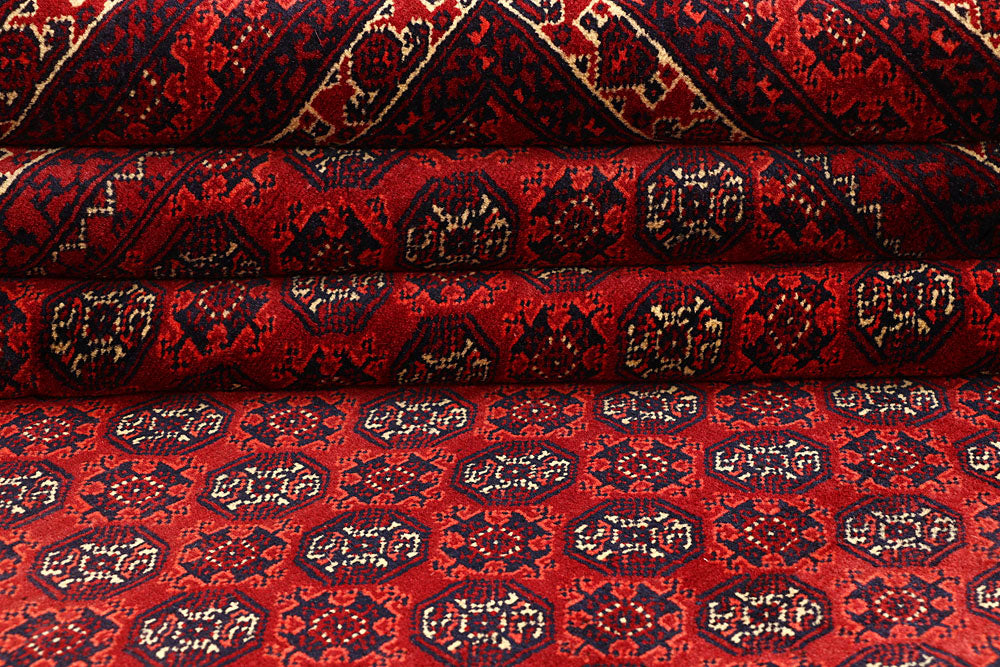 Firebrick Baluchi 6' 6 x 9' 7 - No. 61849 - ALRUG Rug Store