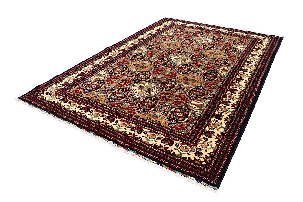 Multi Colored Baluchi 6' 8 x 10' 4 - No. 61850 - ALRUG Rug Store
