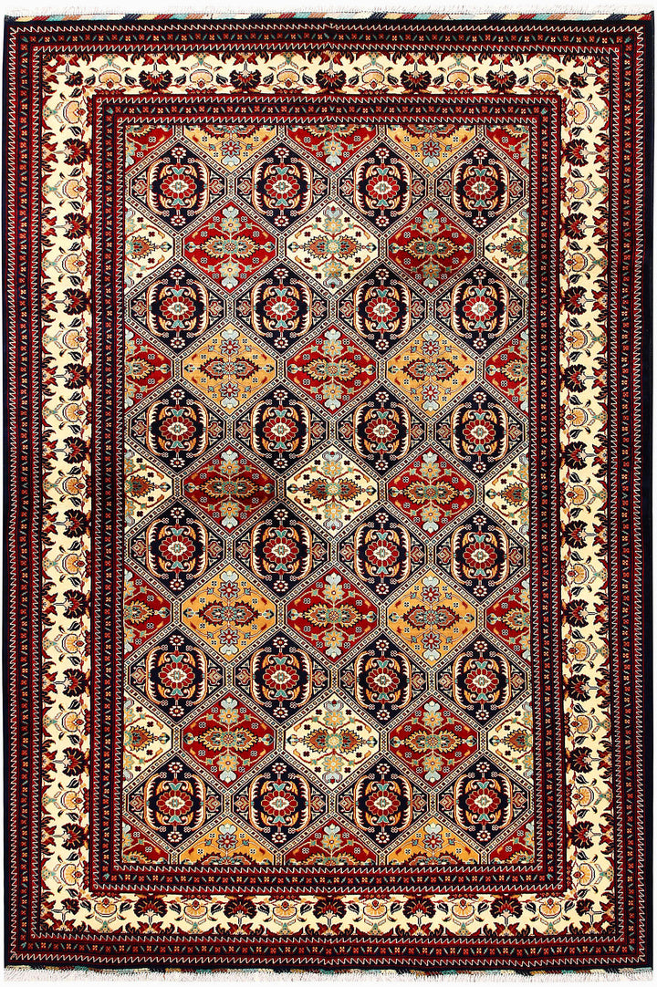 Multi Colored Baluchi 6' 8 x 10' 4 - No. 61850 - ALRUG Rug Store