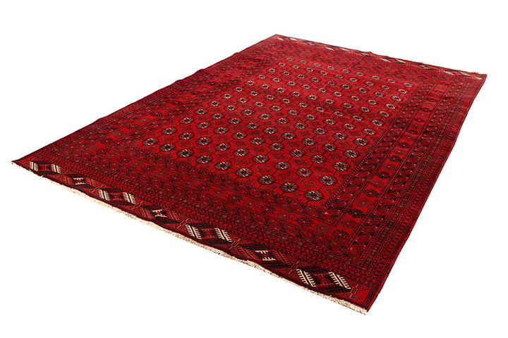 Firebrick Baluchi 6' 7 x 9' 7 - No. 61851 - ALRUG Rug Store