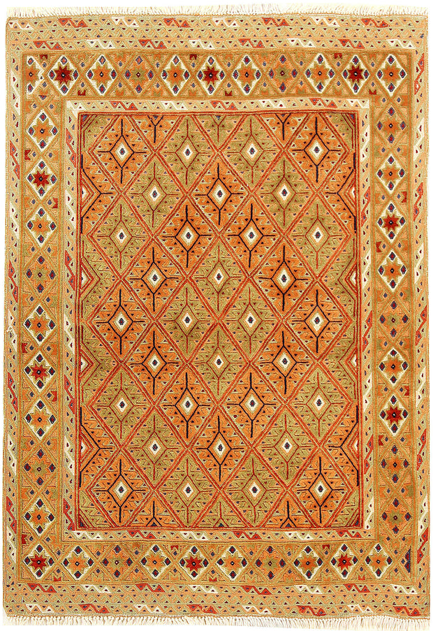 Multi Colored Mashwani 2' 8 x 3' 10 - No. 61855 - ALRUG Rug Store