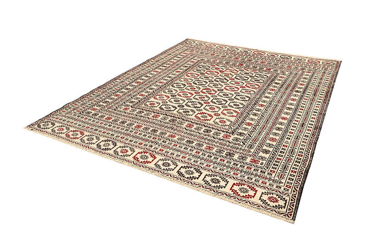 Old Lace Soumak 6' 8 x 8' 5 - No. 61860 - ALRUG Rug Store