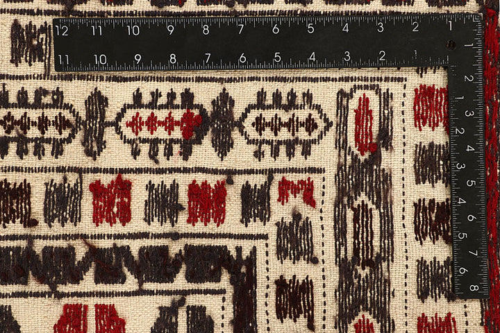 Old Lace Soumak 6' 8 x 8' 5 - No. 61860 - ALRUG Rug Store