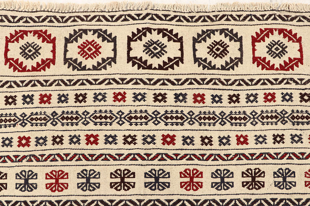 Old Lace Soumak 6' 7 x 8' 5 - No. 61861 - ALRUG Rug Store