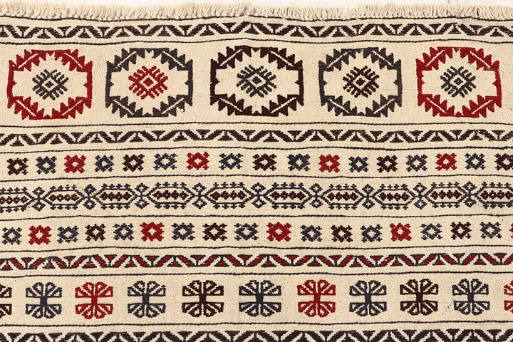 Old Lace Soumak 6' 7 x 8' 5 - No. 61861 - ALRUG Rug Store