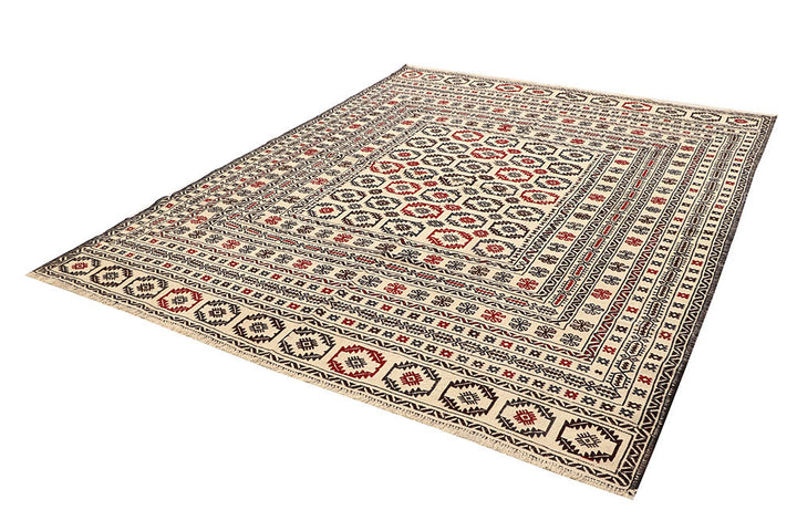 Old Lace Soumak 6' 7 x 8' 5 - No. 61861 - ALRUG Rug Store