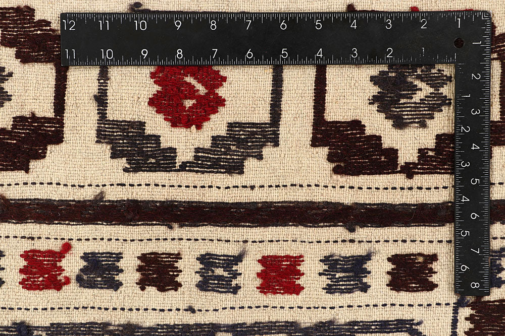 Old Lace Soumak 6' 7 x 8' 5 - No. 61861 - ALRUG Rug Store