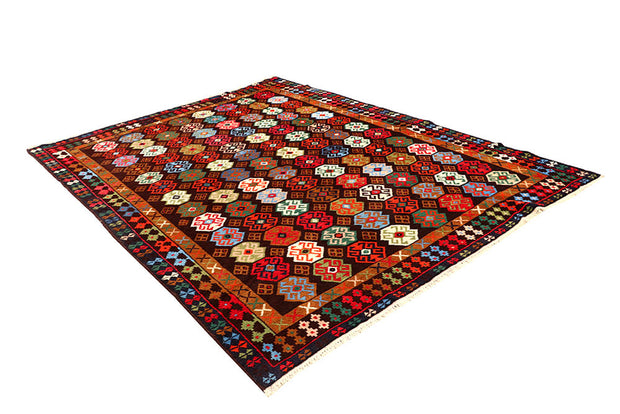 Multi Colored Baluchi 6' 9 x 8' 9 - No. 61863 - ALRUG Rug Store