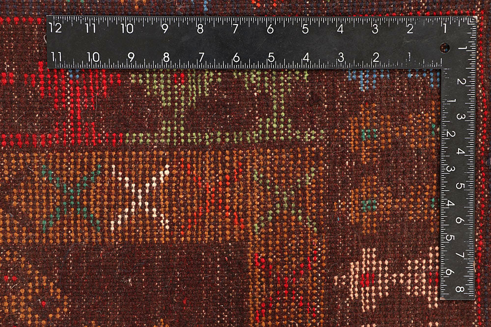 Multi Colored Baluchi 6' 9 x 8' 9 - No. 61863 - ALRUG Rug Store