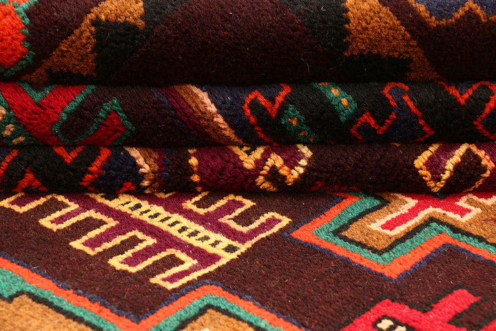 Multi Colored Baluchi 7' 2 x 9' 8 - No. 61864 - ALRUG Rug Store