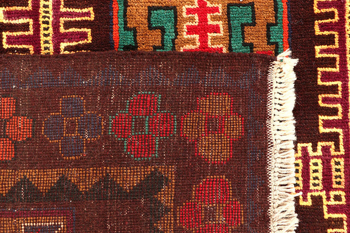 Multi Colored Baluchi 7' 2 x 9' 8 - No. 61864 - ALRUG Rug Store