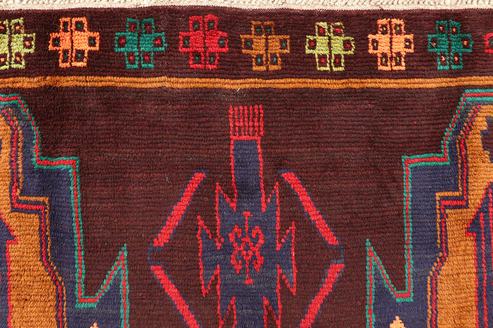 Multi Colored Baluchi 6' 6 x 8' 4 - No. 61865 - ALRUG Rug Store