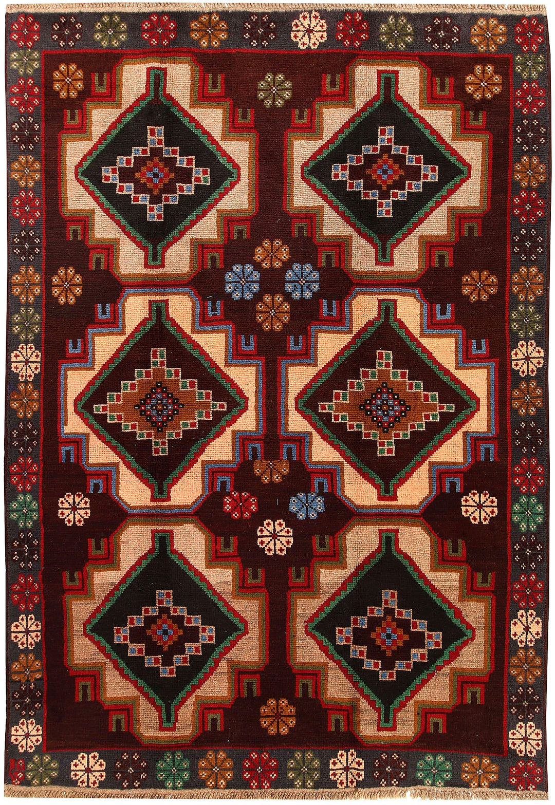 Baluchi 5' 9 x 8' 2 - No. 61867 - ALRUG Rug Store