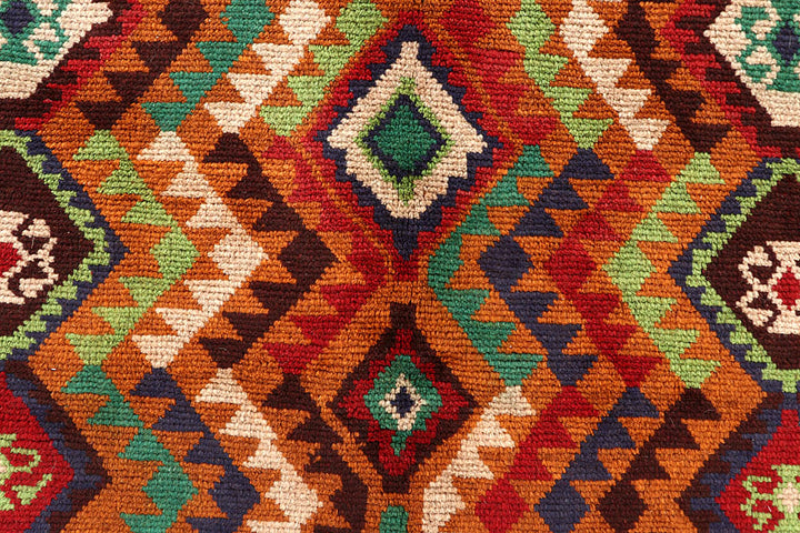 Multi Colored Baluchi 5' 8 x 8' - No. 61872 - ALRUG Rug Store