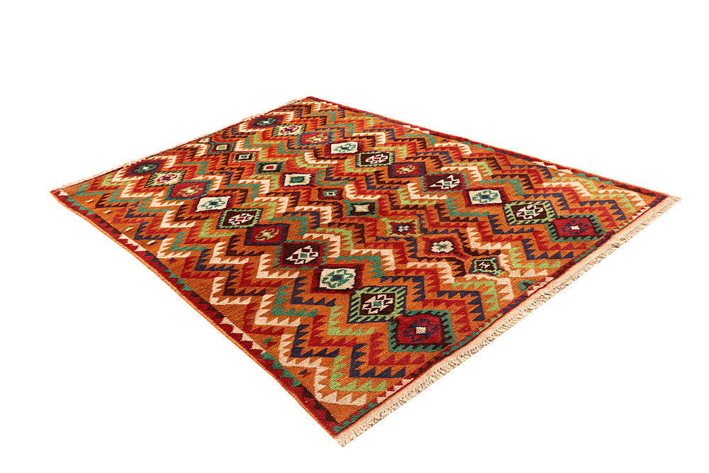 Multi Colored Baluchi 5' 8 x 8' - No. 61872 - ALRUG Rug Store