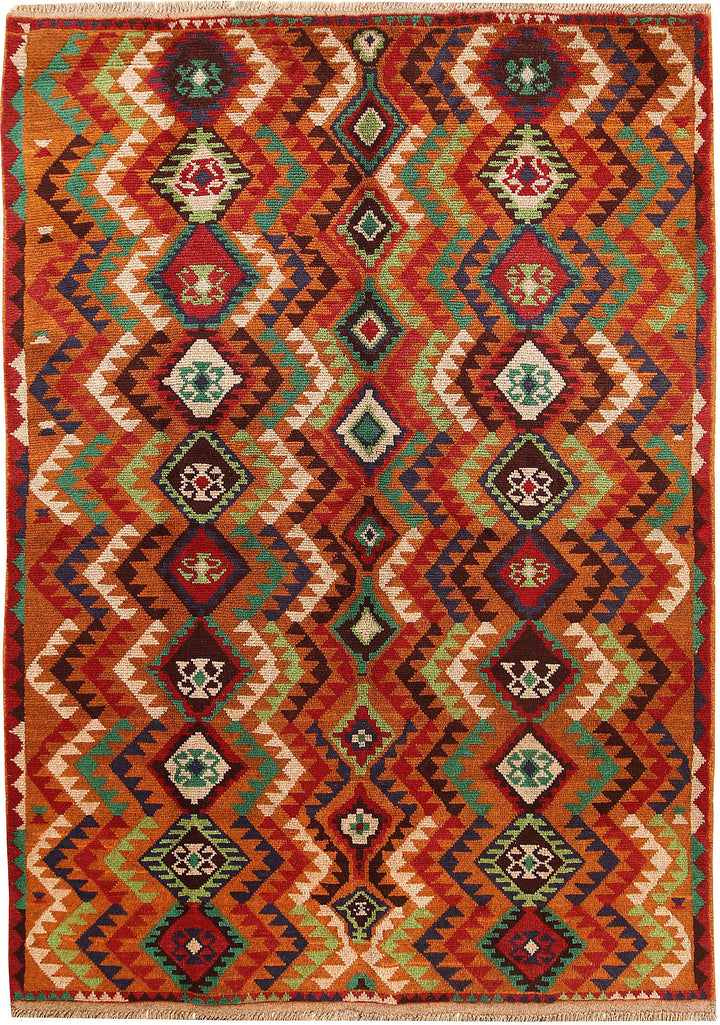 Multi Colored Baluchi 5' 8 x 8' - No. 61872 - ALRUG Rug Store