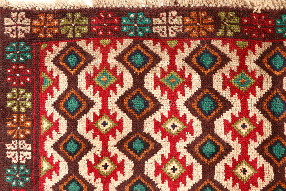 Multi Colored Baluchi 6' x 7' 9 - No. 61873 - ALRUG Rug Store