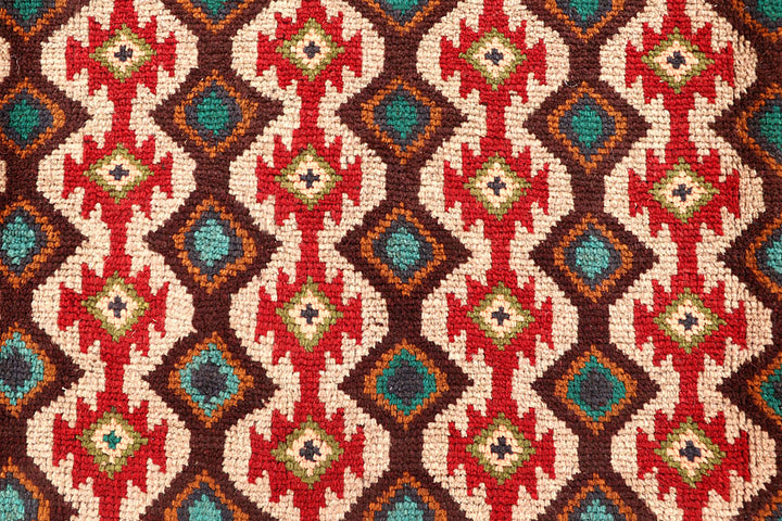 Multi Colored Baluchi 6' x 7' 9 - No. 61873 - ALRUG Rug Store