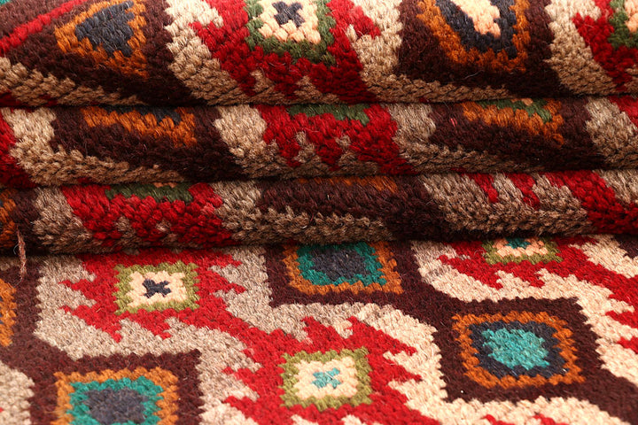 Multi Colored Baluchi 6' x 7' 9 - No. 61873 - ALRUG Rug Store