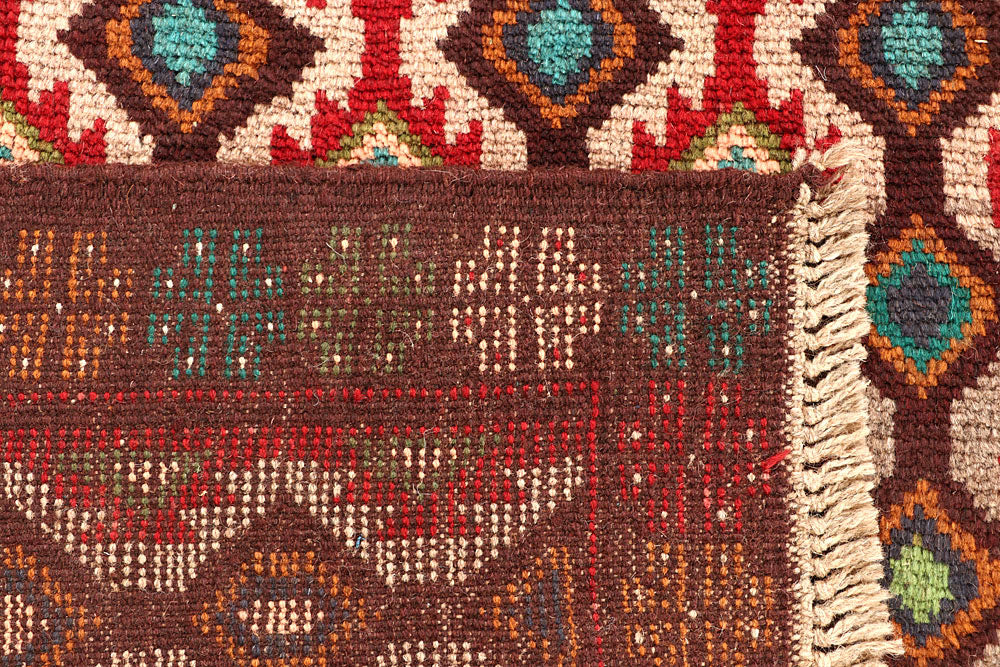 Multi Colored Baluchi 6' x 7' 9 - No. 61873 - ALRUG Rug Store