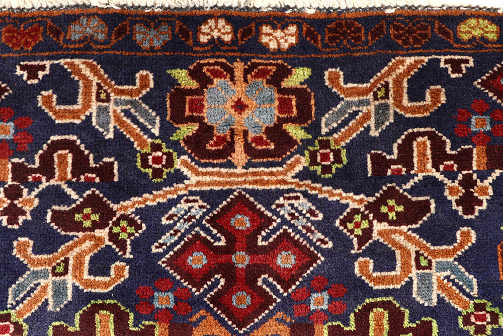 Multi Colored Baluchi 2' 6 x 8' 8 - No. 61875 - ALRUG Rug Store