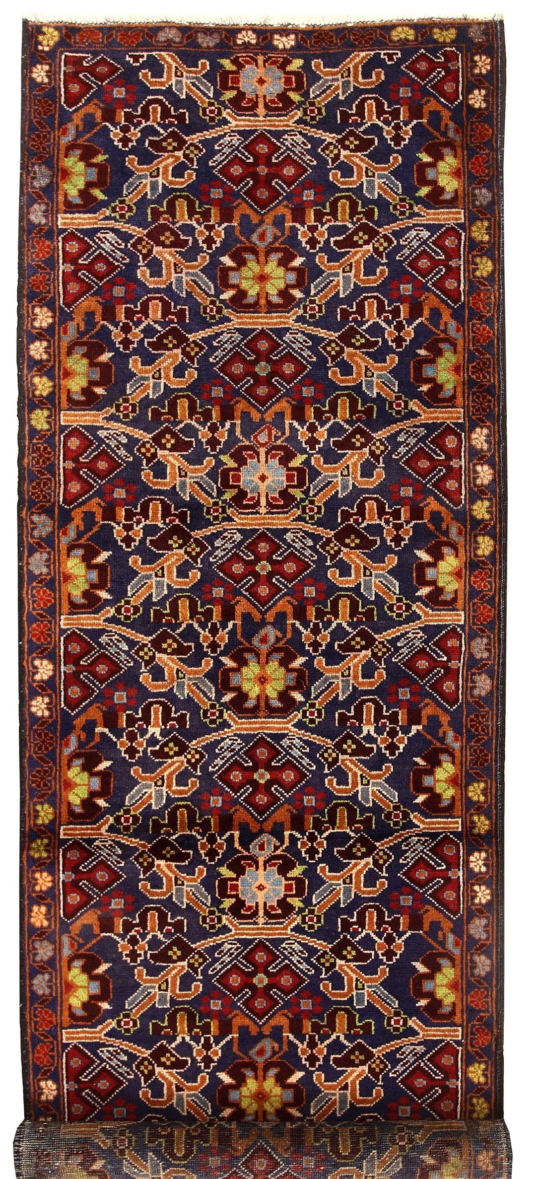 Multi Colored Baluchi 2' 6 x 8' 8 - No. 61875 - ALRUG Rug Store