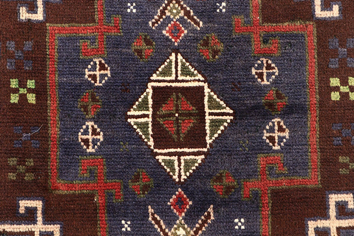 Multi Colored Baluchi 3' 4 x 8' 11 - No. 61876 - ALRUG Rug Store