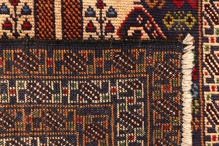 Multi Colored Baluchi 2' 10 x 9' 5 - No. 61878 - ALRUG Rug Store