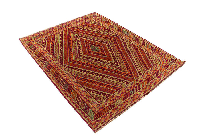 Multi Colored Mashwani 4' 9 x 5' 9 - No. 61903 - ALRUG Rug Store