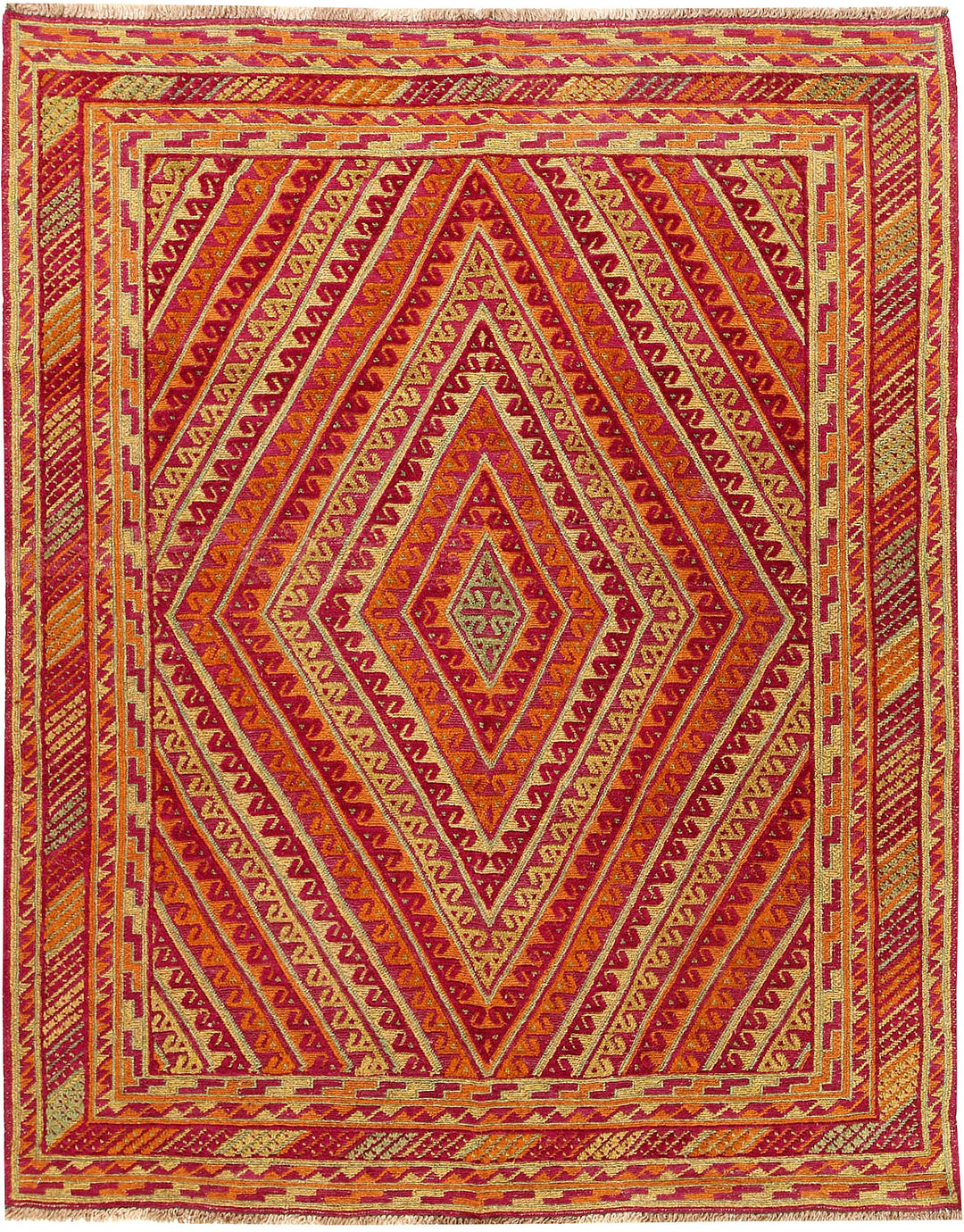 Multi Colored Mashwani 4' 9 x 5' 9 - No. 61903 - ALRUG Rug Store