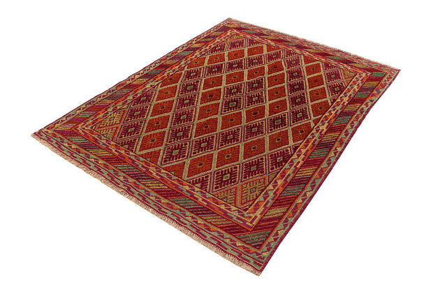 Multi Colored Mashwani 5' 3 x 6' 3 - No. 61905 - ALRUG Rug Store