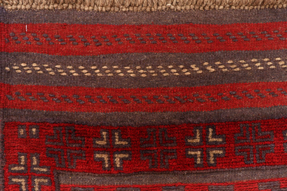 Multi Colored Mashwani 2' 2 x 12' 4 - No. 61912 - ALRUG Rug Store