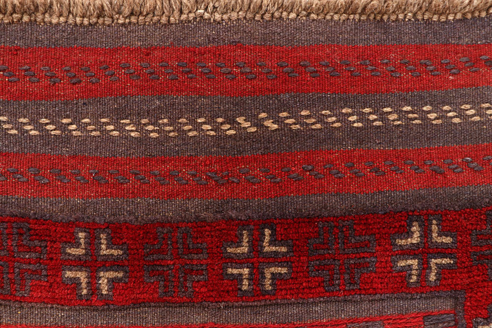 Multi Colored Mashwani 2' 2 x 12' 4 - No. 61912 - ALRUG Rug Store