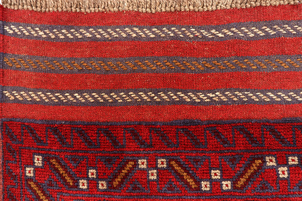 Multi Colored Mashwani 2' 7 x 11' 9 - No. 61914 - ALRUG Rug Store