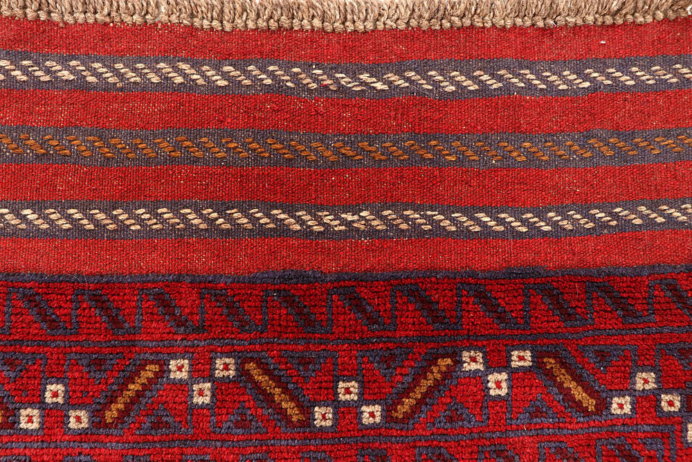 Multi Colored Mashwani 2' 7 x 11' 9 - No. 61914 - ALRUG Rug Store