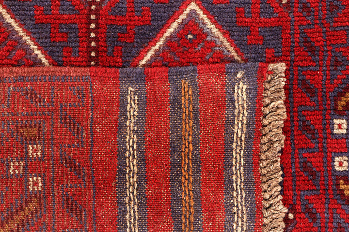 Multi Colored Mashwani 2' 7 x 11' 9 - No. 61914 - ALRUG Rug Store