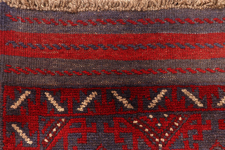 Multi Colored Mashwani 2' 2 x 11' 8 - No. 61918 - ALRUG Rug Store