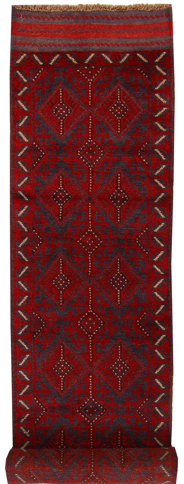 Multi Colored Mashwani 2' 2 x 11' 8 - No. 61918 - ALRUG Rug Store