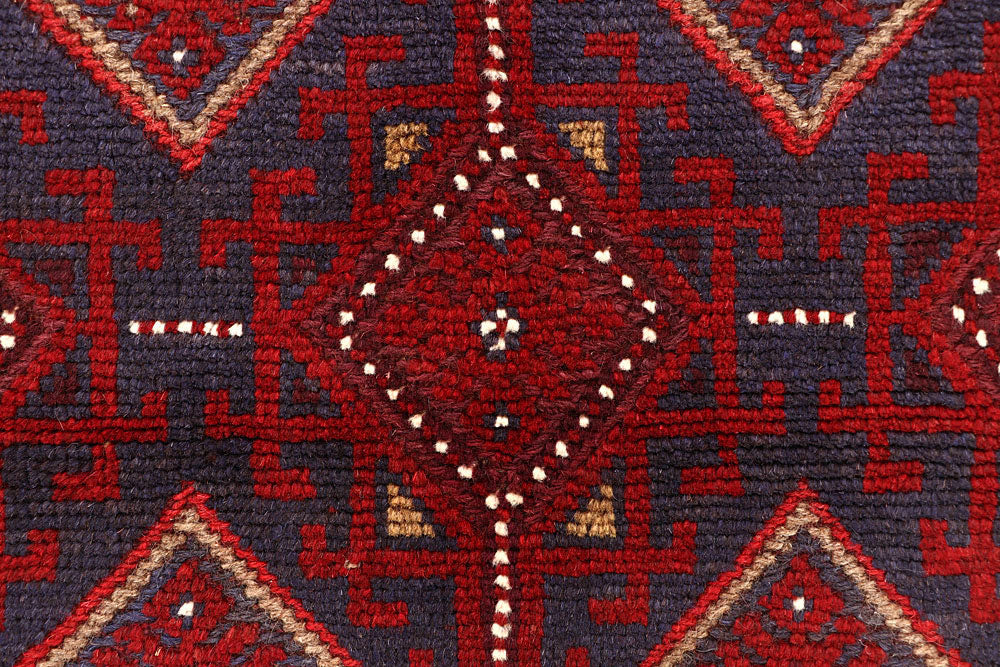 Multi Colored Mashwani 2' 4 x 11' 8 - No. 61925 - ALRUG Rug Store