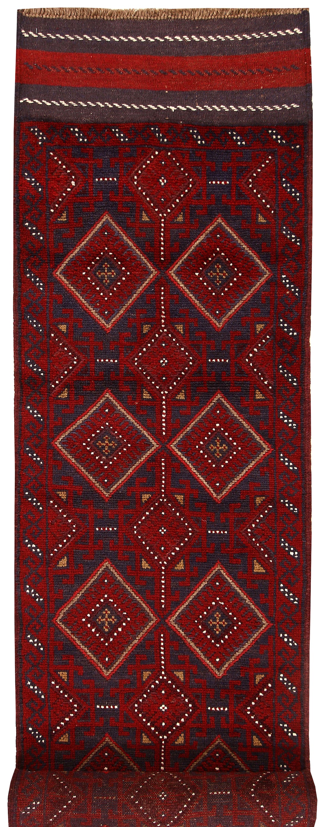 Multi Colored Mashwani 2' 4 x 11' 8 - No. 61925 - ALRUG Rug Store