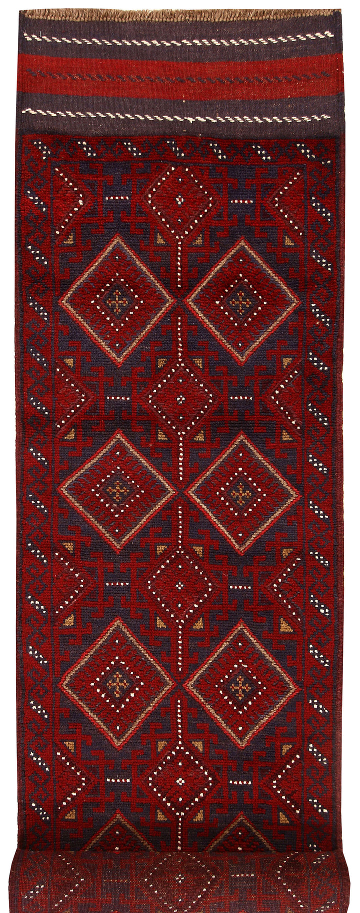 Multi Colored Mashwani 2' 4 x 11' 8 - No. 61925 - ALRUG Rug Store