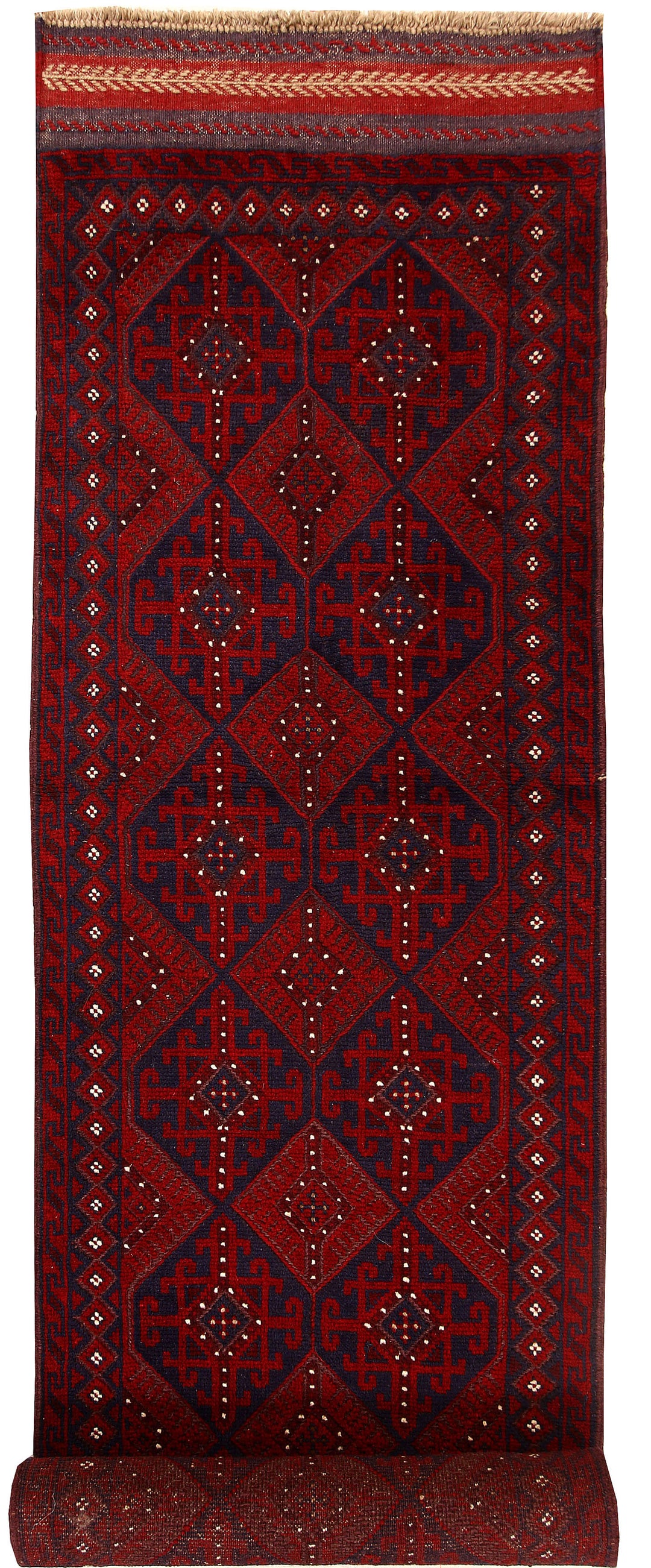 Multi Colored Mashwani 2' 4 x 11' 9 - No. 61926 - ALRUG Rug Store