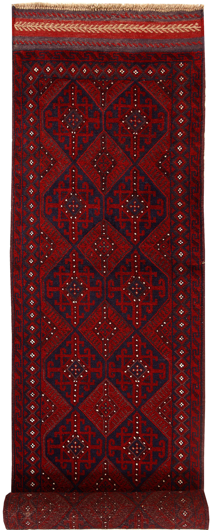 Multi Colored Mashwani 2' 4 x 11' 9 - No. 61926 - ALRUG Rug Store