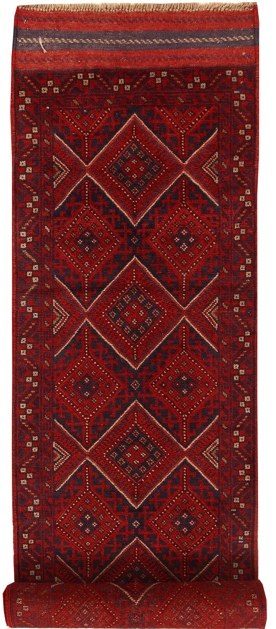 Multi Colored Mashwani 2' 5 x 11' 9 - No. 61927 - ALRUG Rug Store