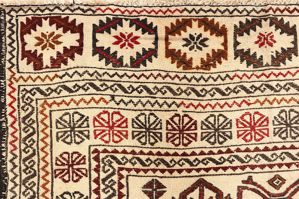 Wheat Soumak 4' x 6' 1 - No. 61928 - ALRUG Rug Store